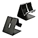 Efanr Cell Phone Stand Holder, Aluminum Desktop Cradle Dock Universal for Switch iPhone X 8 Plus 7S 7 5s Samsung Galaxy S8 Plus S7 Edge S6 All Android Smartphones Charging (Black)