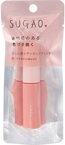 Amazon Sugao ジュレ感シアーリップティント アプリコットオレンジ 6個セット スガオ Sugao 口紅 通販