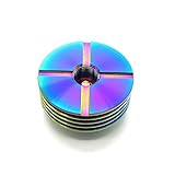 510 Stainless Steel Heat Dissipation Heatsink (25mm Diameter, Rainbow)
