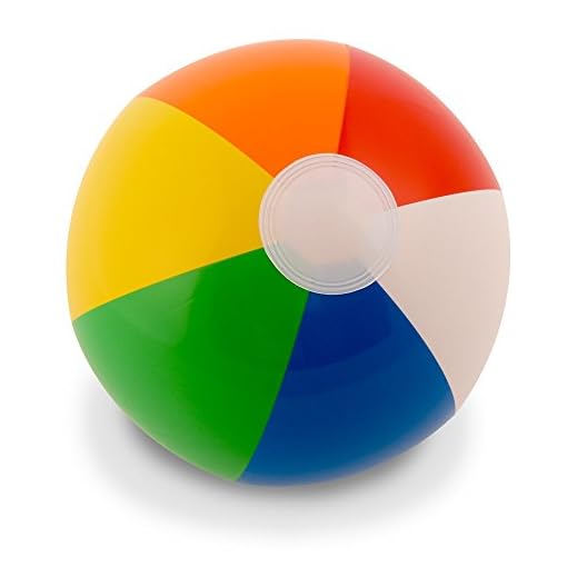 Kangaroo 12" Rainbow Beach Balls (12 Pack); Inflatable 12pc Beach Ball Pool Toys - Image 8