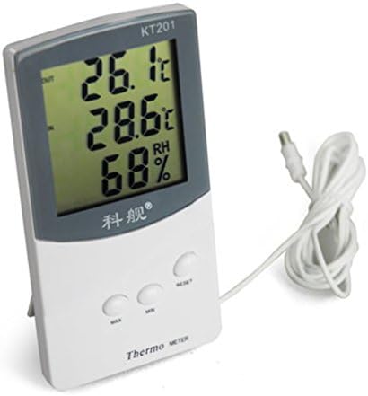 RUIX Thermo-Hygrometer With Probe Fish Tank Refrigerator