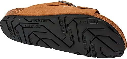 London Bio Suede M Herren Regular Fit Anatomische Sandalen, Blau Waschen