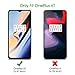OMOTON Tempered Glass Screen Protector Compatible with OnePlus 6T 6.41 inch [2 Pack], Not Full Coverage