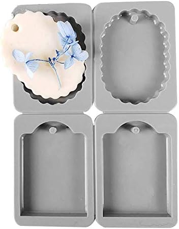 wonderfulwu Silicone Cake Chocolate Mould 4 Holes Wax Sheet DIY Aromatherapy Plaster Handmade Soap Mold DIY Household Baking Tool