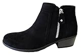 Refresh Women's Tildon-06 Suede Low Heel Ankle Bootie