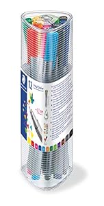 Image of Staedtler Triplus Fineliner 0.3mm Pens 12 Color Set