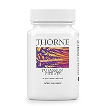 Thorne Research - Potassium Citrate - Highly-Absorbable Potassium Supplement for Kidney, Heart, and Skeletal Support - 90 Capsules
