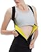 Roseate Women's Body Shaper Tummy Fat Burner Sweat Tank Top Weight Loss Neoprene Shapewear with Zip L