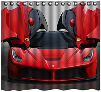 ferrari laferrari wide Custom Shower Curtain Stylish Waterproof Polyester Fabric Bathroom 60"X72"