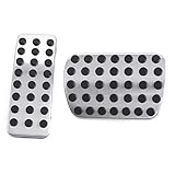 etopmia Stainless Steel Sport Pedal Pads fit Mercedes Benz M GL R Class AMG