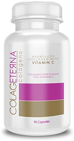 Colageterna Hydrolyzed Collagen with Vitamin C Supplement - 90 Capsules (1)
