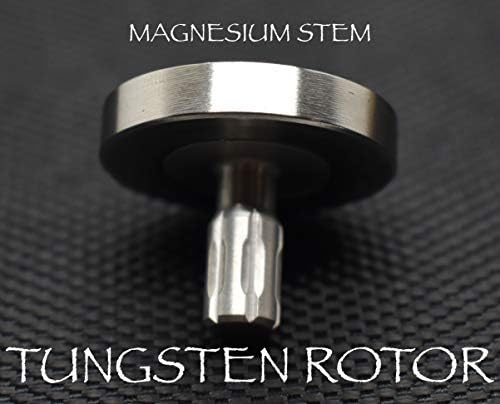 MetonBoss Tungsten Performer v3 Series #2 Long Spin Spinning Top | Tungsten Rotor, Magnesium Stem, Sapphire Bearing | EDC