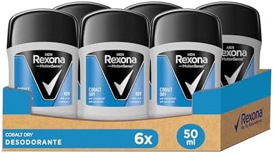 Desodorante Stick Antitranspirante para hombre Cobalt Dry 50ml - Pack de 6