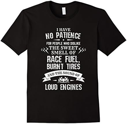 Mens Funny Drag Racing Shirt For Car Enthusiast And Mechanics XL Black