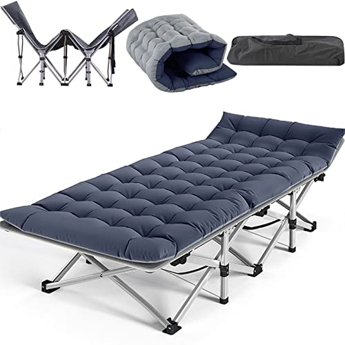ABORON Folding Camping Cots for Adults, Double Layer 1200D Folding