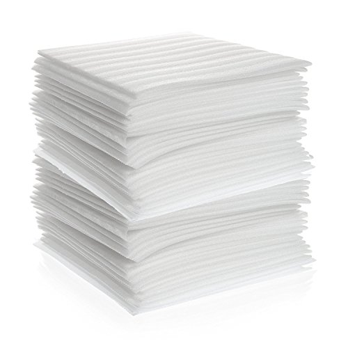 100 count - 12" x 12" cushion foam sheets, pa…
