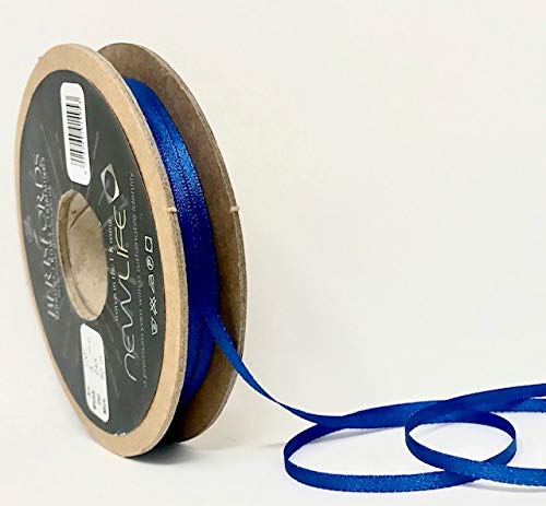Berisfords 3mm 243 Dark Royal NewLife Satin Ribbon 100% Recycled 50m reel