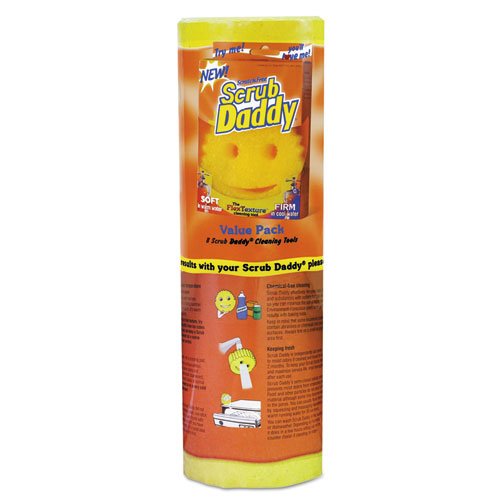 Scrub Daddy - Original Scratch-Free Flex Texture Scrubber - 8 Count Scrub Daddy - Original Scratch-Free Flex Texture Scrubber - 8 Count