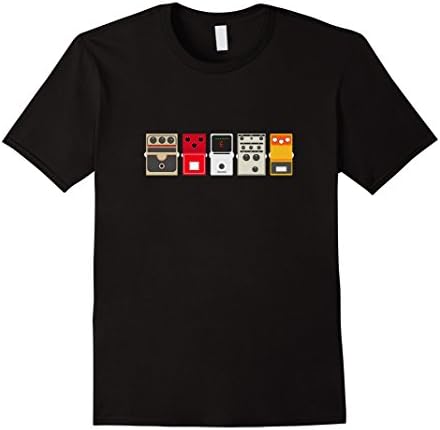 Mens Guitar Effects Pedal / Stomp Box Rock T Shirt XL Black