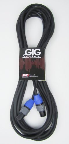 PRO AUDIO STASH GIG SERIES NEUTRIK BRAND SPEAKON CABLE/ 32 FEET 16 GAUGE 2 POLE