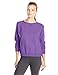 Hanes Women's EcoSmart Crewneck Sweatshirt, Violet Splendor Heather, XX-Large