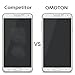 OMOTON 9H Tempered Glass Screen Protector for Samsung Galaxy Note 3 - 2 Pack