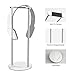 BestOnly Headphone Stand Headset Holder Universal Solid Steel Earphone Stand with Supporting Bar for All Headphones Size,Silver