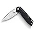 QSP Pocket Knife Shark QS103-A, Sharp 440C Stainless Steel Blade and G10 Handle Utility Knife for Men, Gift for Father(Original Satin Finish Blade)