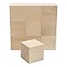2 inch Wood Cube - 100 Pack, Natural Solid Wooden Square Blocks, Unfinished – for Arts, Craft, and DIY People
