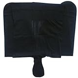 TIAOBU Mens Lingerie Footed Stockings Pantyhose with Sheath Pouch Black