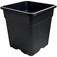Gro Pro Square Pot, 8 gal, Black