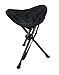 TravelChair C-Series Slacker, Super Compact, Folding Tripod Camping Stool, Blackthumb 1
