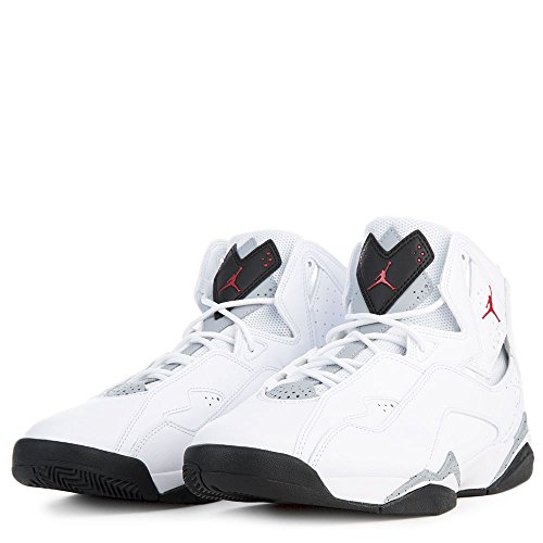 Nike Jordan Men's Jordan True Flight White/Gym/Red/Black/Wolf/Grey Basketball Shoe 8.5 Men US