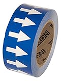 Incom Manufacturing: Arrow Tape, 2" x 108', Blue/White