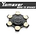 Yomaxer Fidget Spinner the Revolver Hand Spinner Stress Relief Toy With Premium Hybrid Ceramic Bearing Rivets Punk Style EDC Fidget Toy Stress Reducer for ADHD ADD