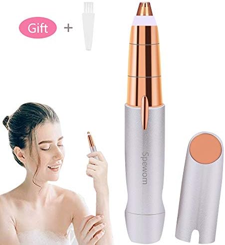 Eyebrow trimmer, Painless Eyebrow Hair Remover, Hair Removal for Women, Protable Brows Hair Remover for Good Finishing and Well Touch (Silver)