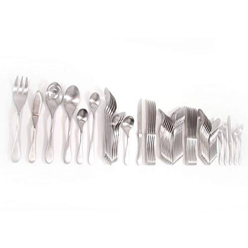 KNORK Original Matte Flatware 61 Piece Set, Service for 8 Pricepulse