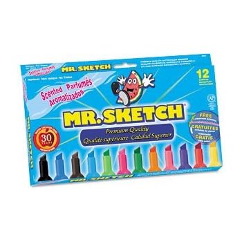 Download Amazon.com: Mr. Sketch Scented Watercolor Markers 12 Color School Pack, 192 Markers: Office Products
