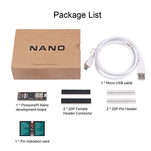 PinecenePi Nano Development Board, 51 MCU 8051 Single-Chip Development Board, STC8A8K64S4A12 64KB Flash RTC CH340N Onboard,2.0~5.5V Supply(Built-in LDO) Support IAP EEPROM for Maker DIY