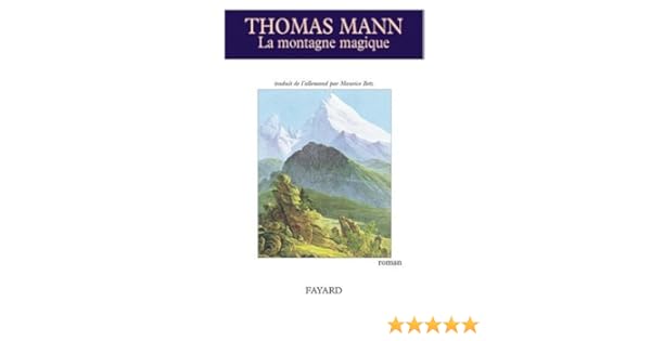 La Montagne Magique Thomas Mann 9782213016115 Amazoncom