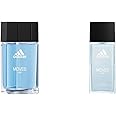 adidas Moves for Men Eau de Toilette Spray 1.6 Fl OZ & Moves for Him Body Fragrance for Men, 2.5 fl oz, Liquid, Grapefruit
