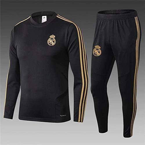 DIANDIAN Long-Sleeved Football Uniform Suit Adult Sportswear Club Spain Autumn Training Suit