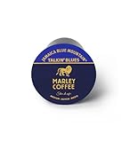 Marley Coffee Talkin Blues Coffee, 100% Jamaica Blue Mountain, Single Serve RealCup for Keurig K-cup Brewers, 96 count box