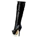 Nature Breeze Amber-04 Women's High Platform Stiletto Heel Lace Up Boot