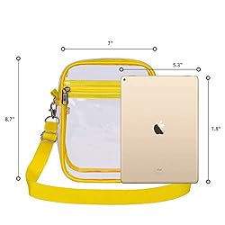 USPECLARE Clear Purse Stadium Clear Messenger Bag