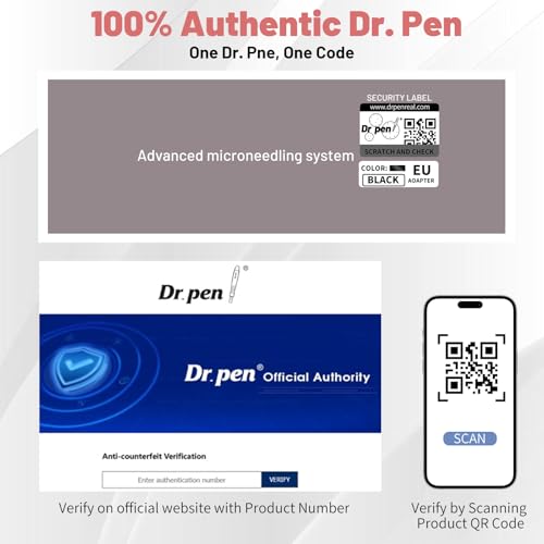 Dr. Pen 2025 A10 Professional Dermapen, Wireless with 25 Cartridges, 5 Levels and LED Display Microneedling Pen for Hair Growth, Facial, Body and Skin Care