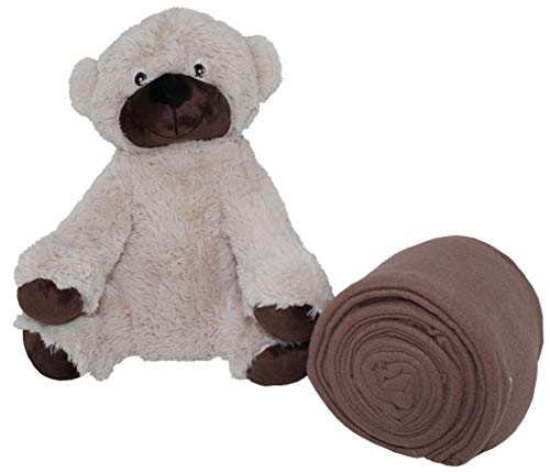 2 SILVER+ONE+Stuffed+Blanket+Children