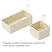 Set of 3 Drawer Organizer - EZOWare Closet / Dresser / Nursery Storage Drawer Container Bins Basket for Bras, Socks, Underwear, Tie, Scarves, Gloves, School Supplies, Diapers, and more