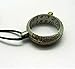 Shepherds Watch Astrology Sundial Ring Pendant- Aquitaine - Pewter & Brass, Black Satin Cord, New.