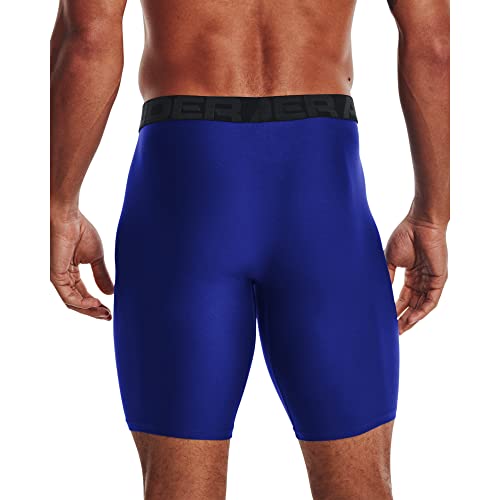 Under Armour Men's Tech 9inch Boxerjock 2Pack , Royal (400)/Academy